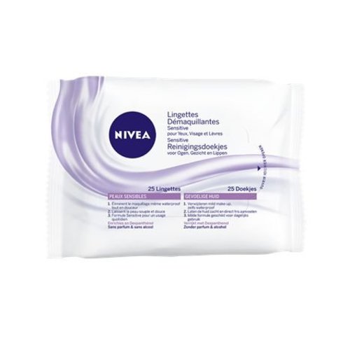 Nivea Visage sensitive reinigingsdoekjes (25st)