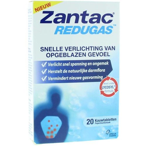 Zantac Redugas Tegen Opgeblazen gevoel (20st)