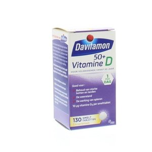 Vitamine D3 (Cholecalciferol) 50+ smelttablet (130tb)