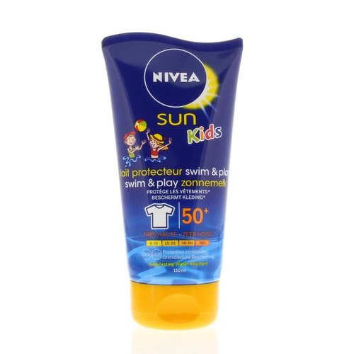 Nivea Sun child swim & play zonnemelk SPF50+ (150ml)