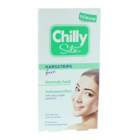 Chilly Silx Harsstrips gezicht normale huid (20st)