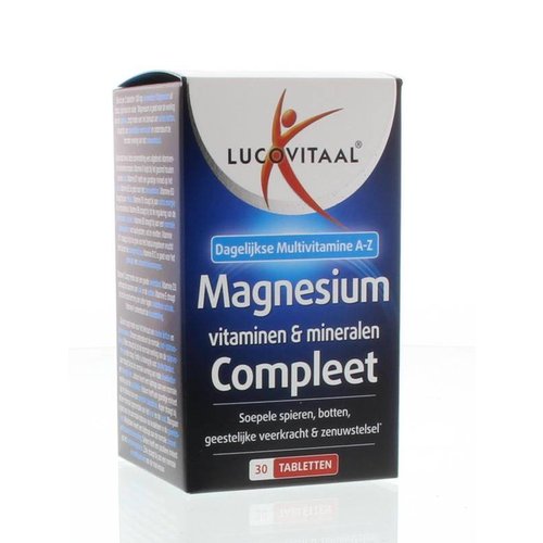 Lucovitaal Magnesium vitaminen mineralen compleet (30tb)