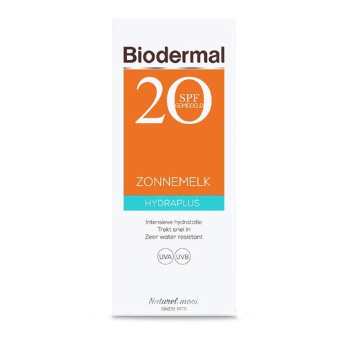 Biodermal Hydra plus zonnemelk SPF20 (200ml)