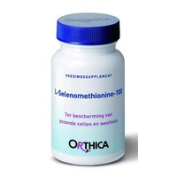 Orthica L-Selenomethionine 100 Voor Gezonde Cellen/Weefsels (60ca)