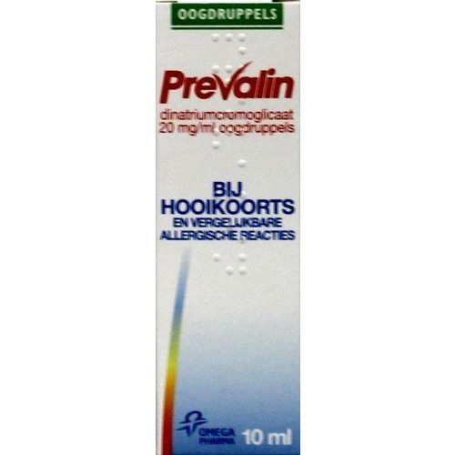 Prevalin Natriumcromoglicaat Oogdruppels Bij Hooikoorts/Allergie (10ml)