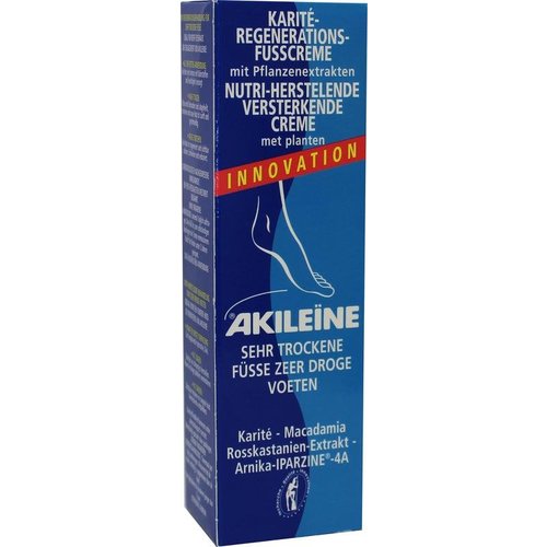 Akileine Droge voeten creme blauw (50ml)