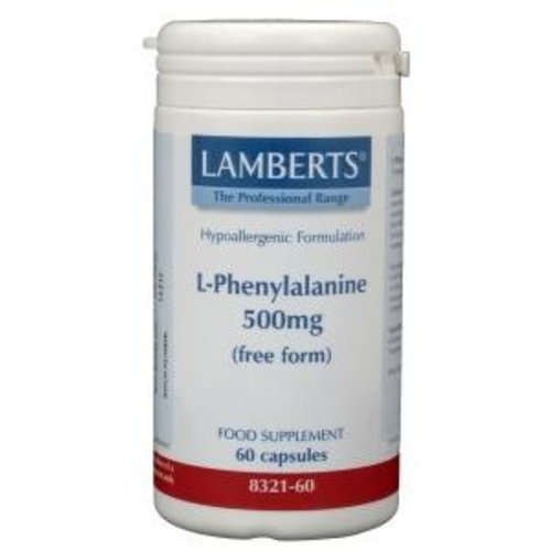 Lamberts L-Phenylalanine 500 mg (60ca)