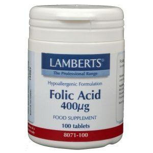 Lamberts Foliumzuur 400 mcg (100tb)