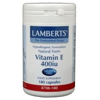 Lamberts Vitamine E 400IE natuurlijk (180vc)