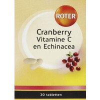 Roter Cranberry vitamine C & echinacea (30tb)