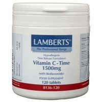 Lamberts Vitamine C 1500 Time release & bioflavonoiden (120tb)