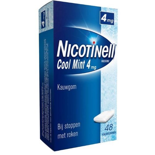 Nicotinell Kauwgom cool mint 4 mg (48st)
