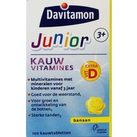 Davitamon Junior 3+ kauwtabletten banaan (120kt)