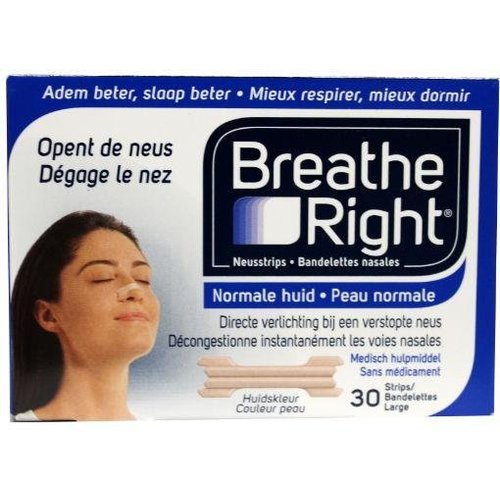 Breathe Right Neusstrips tanned large (30st)