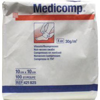 Medicomp Non woven kompres 10 x 10 (100st)