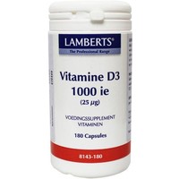 Lamberts Vitamine D3 (Cholecalciferol) 1000IE 25 mcg (180ca)