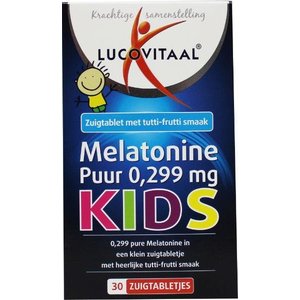 Lucovitaal Melatonine kids puur 0.299 mg (30tb)