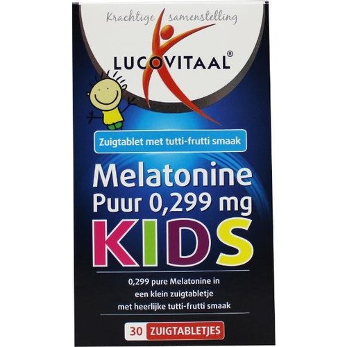 Lucovitaal Melatonine kids puur 0.299 mg (30tb)