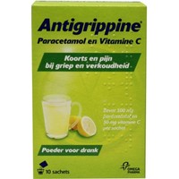 Antigrippine Paracetamol + vitamine C poeder (10st)