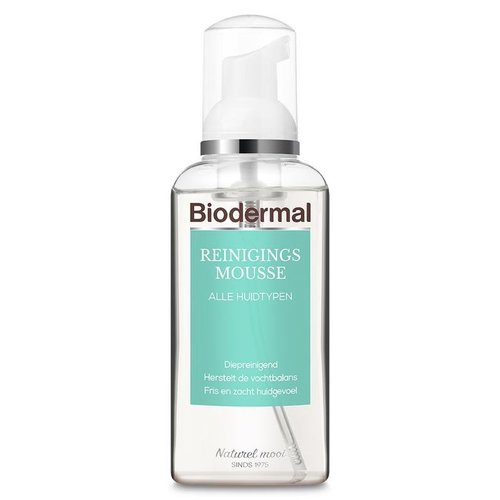 Biodermal Reinigingsmousse alle huidtypen (150ml)