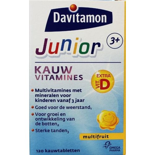 Davitamon Junior 3+ multifruit (120kt)