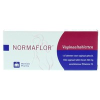 Normaflor Vaginale tabletten Bij Bacteriele Vaginose (12st)