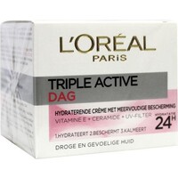 L'Oreal Dermo expertise triple active droog/gev dagcreme (50ml)