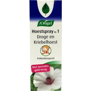 Hoestspray nr. 1 droge hoest en kriebelhoest (30ml)