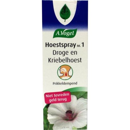 A Vogel Hoestspray nr. 1 droge hoest en kriebelhoest (30ml)