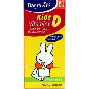 Dagravit Kids vitamine D druppels oliebasis (25ml)