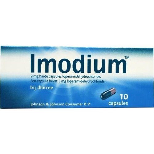 Imodium Loperamide 2 mg Bij Diarree (10ca)