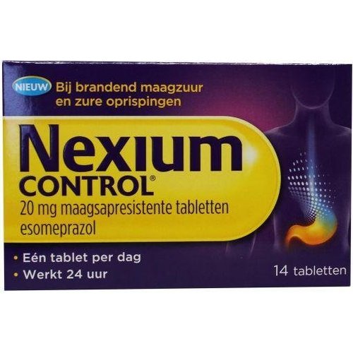 Nexium Esomeprazol Control Tegen Maagzuur (14tb)