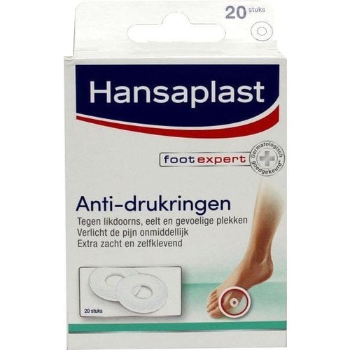 straf retort laden Hansaplast Voet anti-drukring likdoorn en eelt pleister (20st) -  BEAUTYMEDS.NL