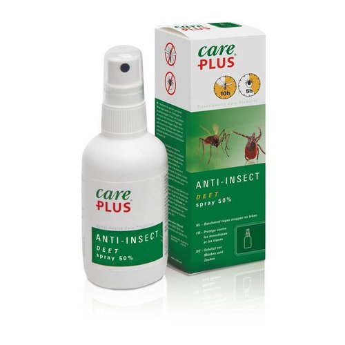 Care Plus Deet spray 50% Tegen Insecten (60ml)
