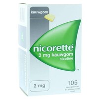Nicorette Kauwgom 2 mg classic (105st)