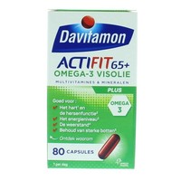 Davitamon Actifit 65+ omega 3 (80ca)