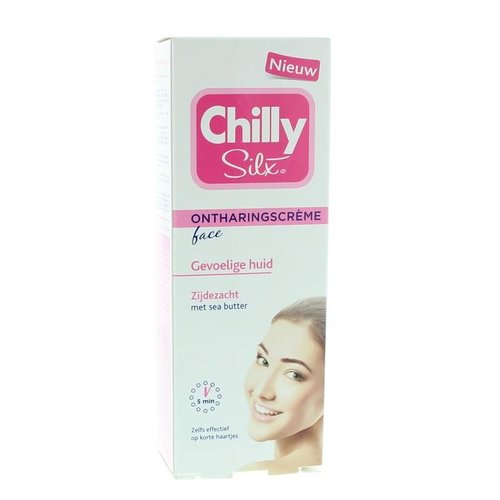 Chilly Silx Ontharingscreme gezicht (50ml)