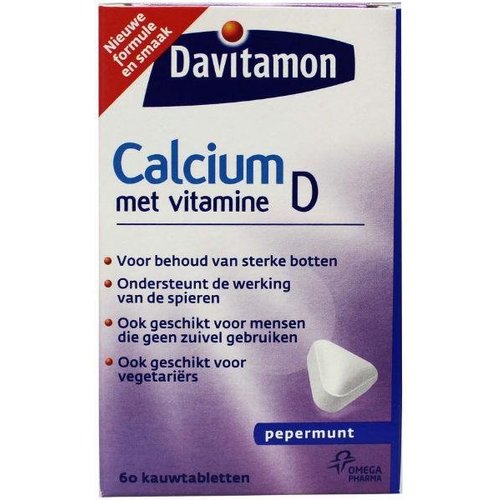 Davitamon Calcium & D mint (60kt)