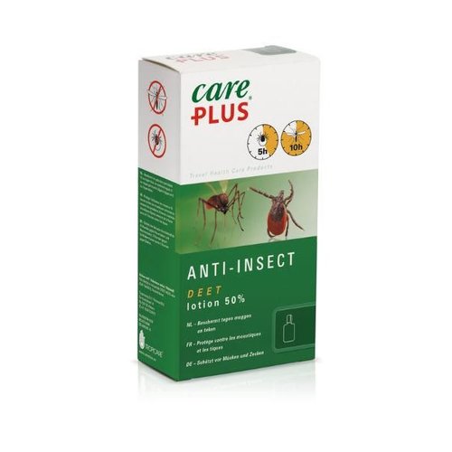 Care Plus Deet lotion 50% Tegen Insecten (50ml)