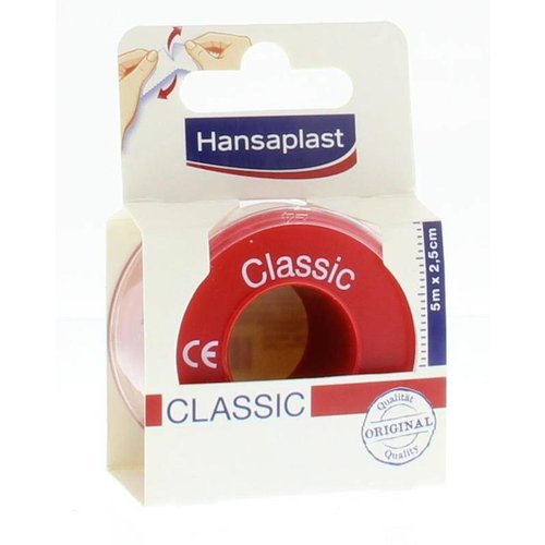 Hansaplast Hechtpleister classic 5 m x 2.5 cm (2.5x5m)