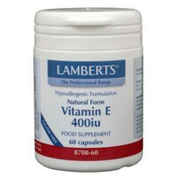 Lamberts Vitamine E 400IE natuurlijk (60vc)