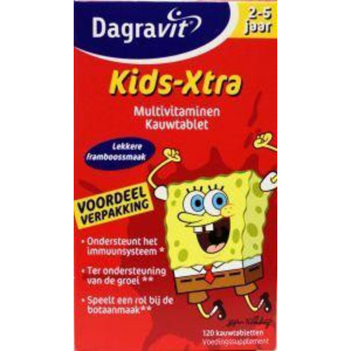 Dagravit Multi kids framboos 2-5 jaar (120kt)