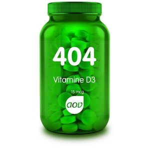 404 Vitamine D3 (Cholecalciferol) 15 mcg (60tb)