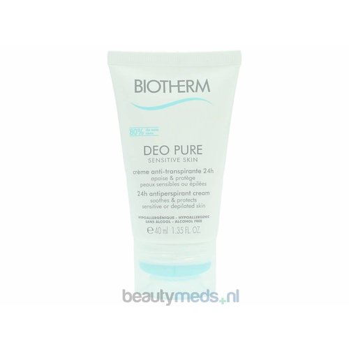 Biotherm deo Pure Sensitive Skin 24H Antiperspirant cream (40ml)