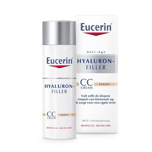 Eucerin Hyaluron filler dagcreme CC cream light (50ml)