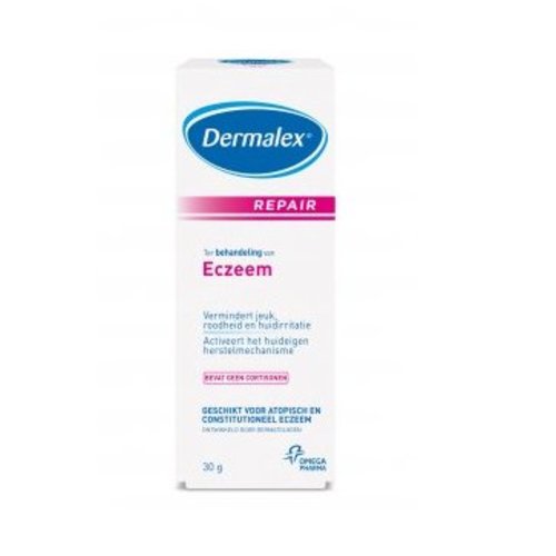 Treble niet verwant ga sightseeing Dermalex Repair eczeem creme (30g) - BEAUTYMEDS.NL