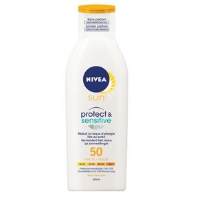 Nivea Sun protect & sensitive lotion SPF50+ (200ml)