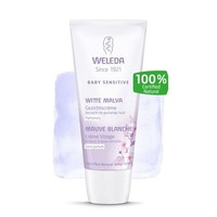 Weleda Baby witte malva sensitive gezichtscreme (50ml)