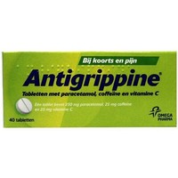 Antigrippine Paracetamol 250 mg + coffeine + vitamine C (40tb)