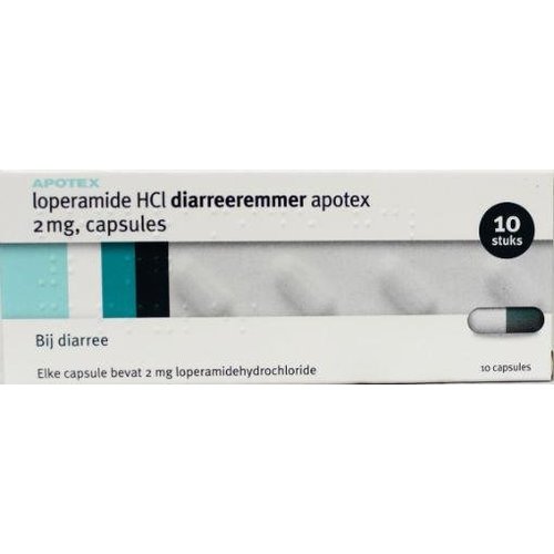 Apotex Loperamide 2 mg Bij Diarree (10ca)